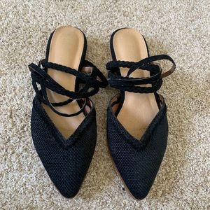 Miim point toe black shoes